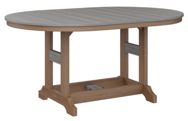 Berlin Gardens Garden Classic 44"x64" Oblong Dining Table (Natural Finish)